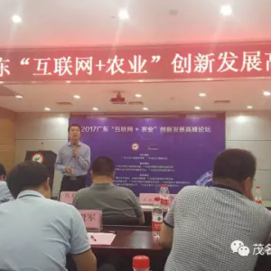 简讯：《茂名荔枝在2017广东“互联网+农业”创新发展高峰论坛上品鲜受热捧》